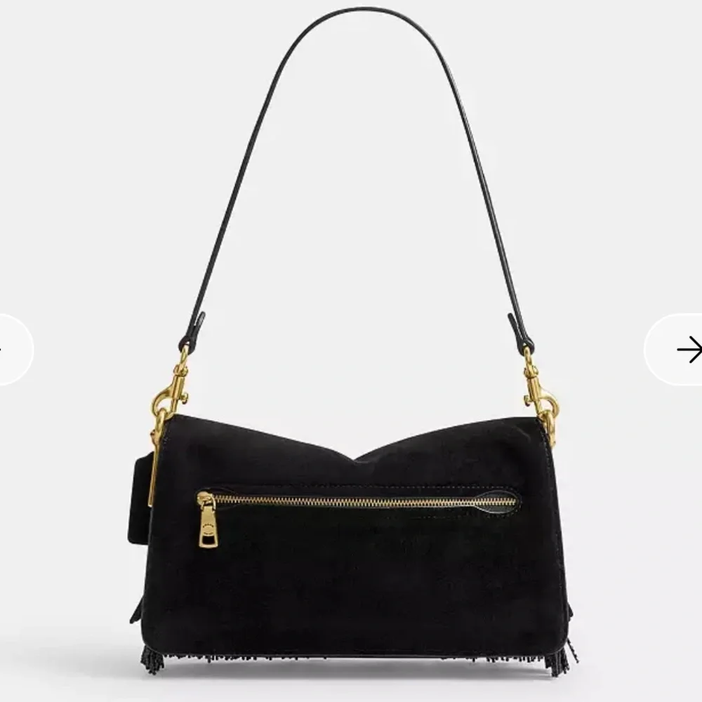 Coach Black Tabby Shoulder Bag with Crystal Fringe 26 - Picture 3 of 10
